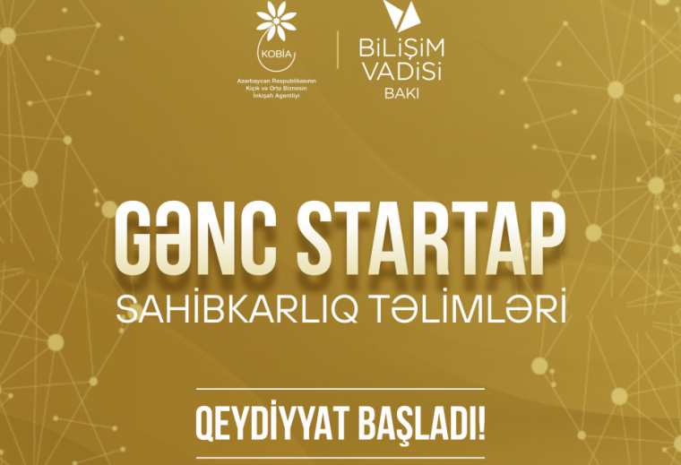 KOBİA və Bilişim Vadisi Bakı “Gənc startap” sahibkarlıq təlimlərinə başlayıb