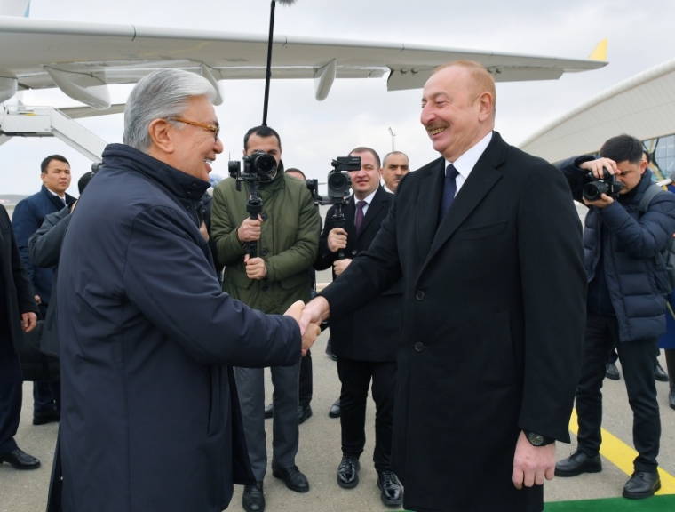 Azərbaycanda dövlət səfərində olan Qazaxıstan Prezidenti Kasım-Jomart Tokayev Füzuli rayonuna gəlib