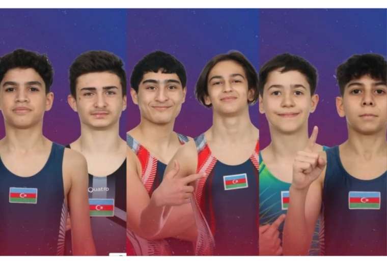 Azərbaycan gimnastları Niderlandda 6 medal qazanıblar