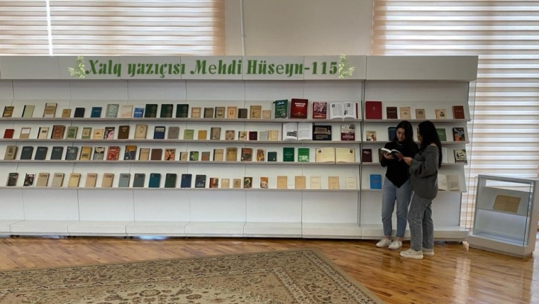 “Xalq yazıçısı Mehdi Hüseyn - 115” adlı kitab sərgisi açılıb