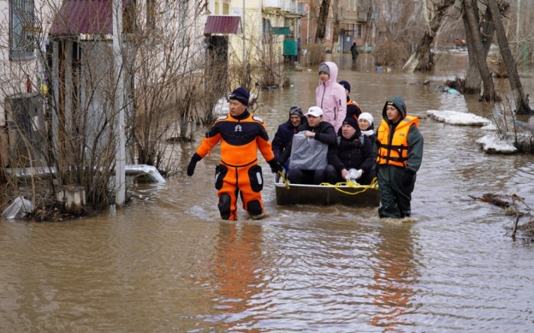 Qazaxıstanda daşqınlar nəticəsində 4 mindən artıq ev su altında qalıb