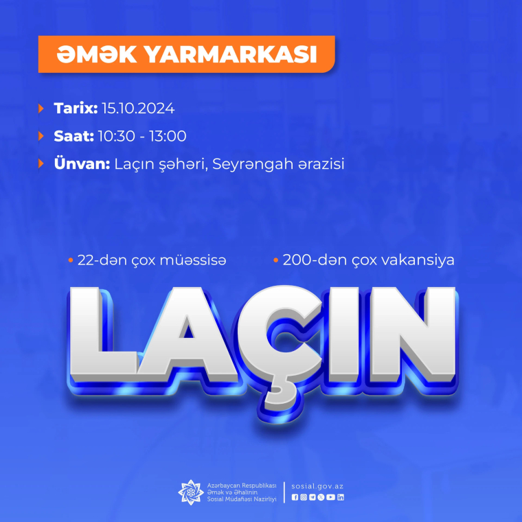 Laçın və Şuşada əmək yarmarkaları