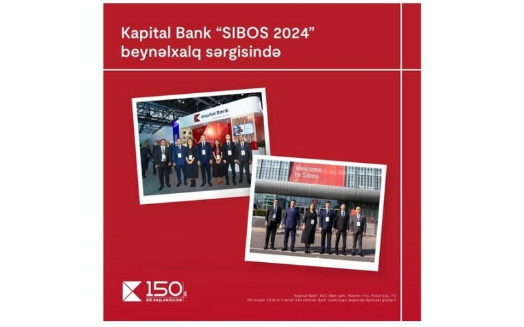 "Kapital Bank" ASC Çinin paytaxtı Pekində keçirilən “SIBOS 2024” beynəlxalq sərgisində ölkəmizi təmsil edir