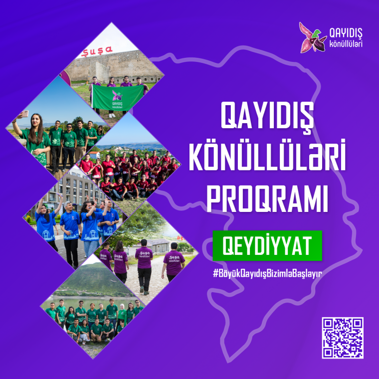 “Qayıdış Könüllüləri” Proqramına qeydiyyata yenidən start verilir