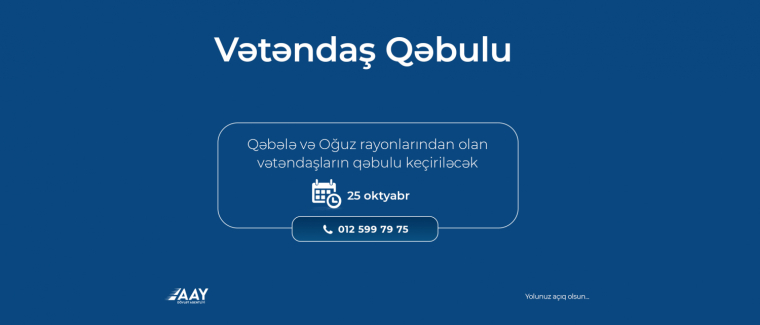 Qəbələ və Oğuz rayonlarından olan vətəndaşların qəbulu keçiriləcək