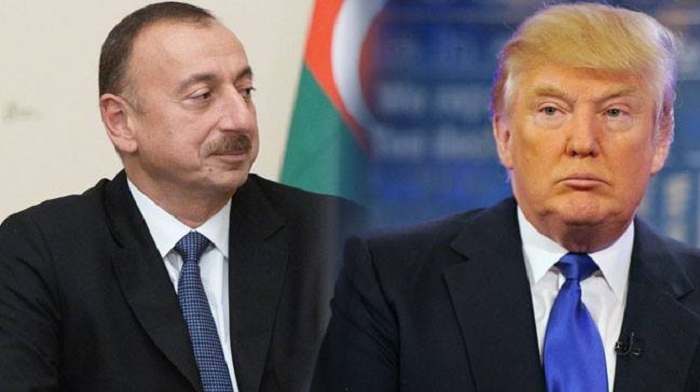 Azərbaycan Respublikasının Prezidenti İlham Əliyev Amerika Birləşmiş Ştatlarının Prezidenti Donald Trampa zəng edib