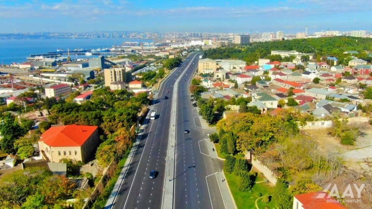 8 Noyabr prospektində aparılan əsaslı təmir işləri yekunlaşmaq üzrədir