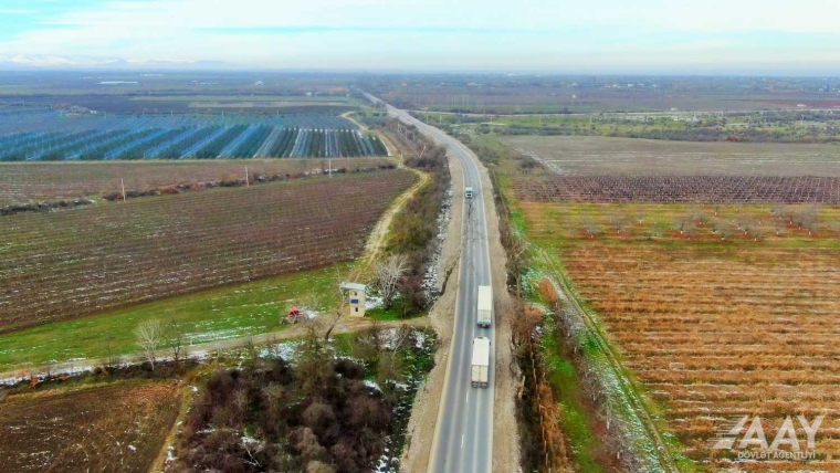 Qırmızı Qəsəbə‒Quxuroba avtomobil yolu əsaslı şəkildə yenidən qurulub VİDEO/FOTO