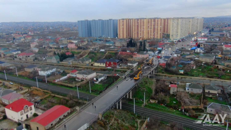 Sumqayıt şəhərini Saray qəsəbəsi ilə birləşdirən mövcud körpünün söküntüsünə başlanılıb