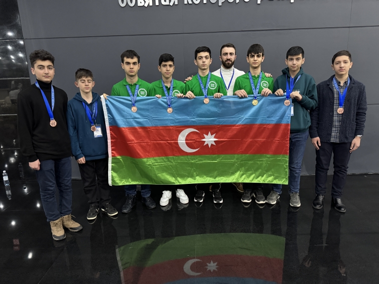 Azərbaycan məktəbliləri XXI Beynəlxalq Jautıkov Olimpiadasında bir qızıl və yeddi bürünc medal qazanıblar