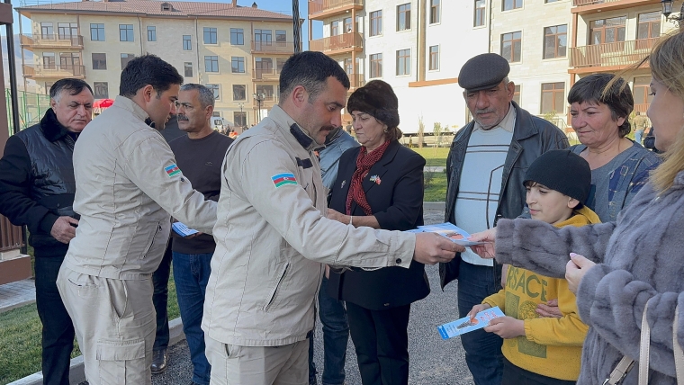 Cəbraıyıla dünənki köçdən fotolar