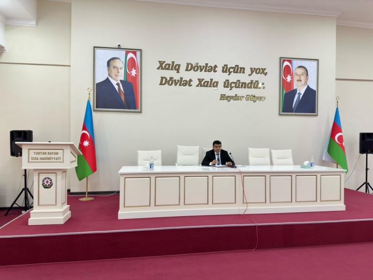 Tərtər Rayon İcra Hakimiyyətində aparat müşavirəsi