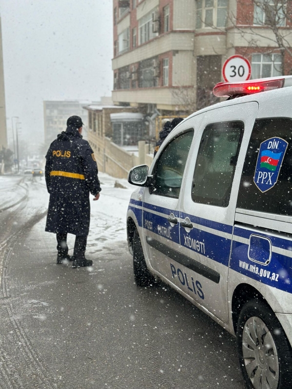 Azərbaycan polisi- hər zaman iş başında
