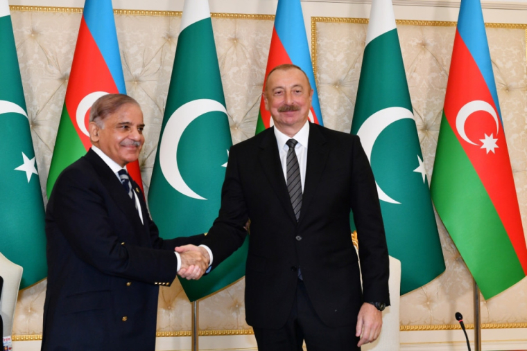 Pakistanın Baş naziri Məhəmməd Şahbaz Şərifin rəsmi qarşılanma mərasimi olub
