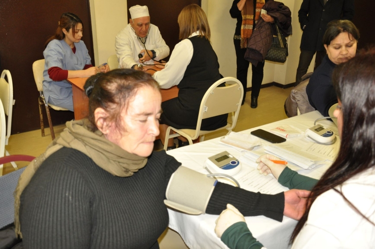 Bu gün Biləsuvarda növbəti qanvermə aksiyası keçirilib