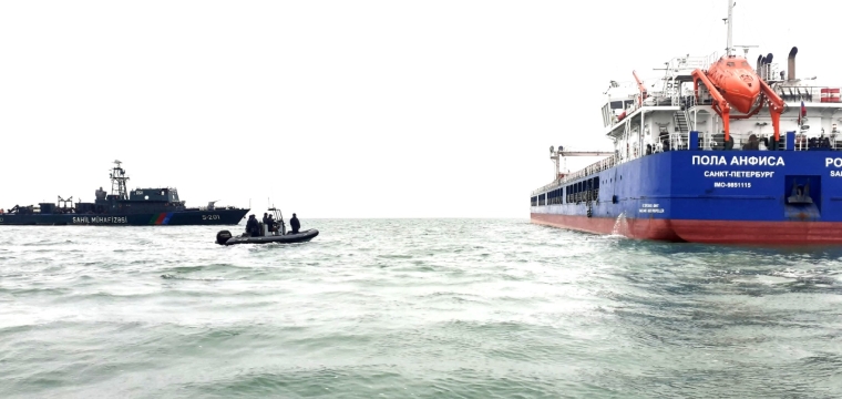 DSX: Xəzər dənizində xilasetmə işləri həyata keçirilmişdir