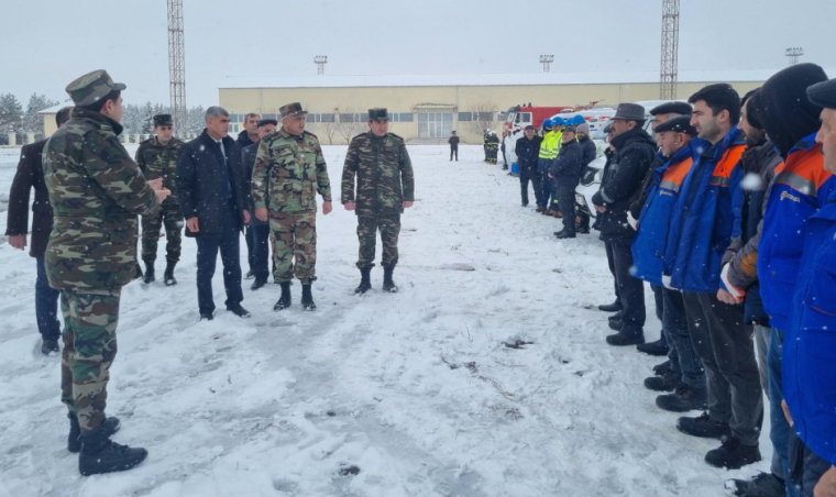 FHN-in Qarabağ Regional Mərkəzi nümunəvi mülki müdafiə məşqi keçirib