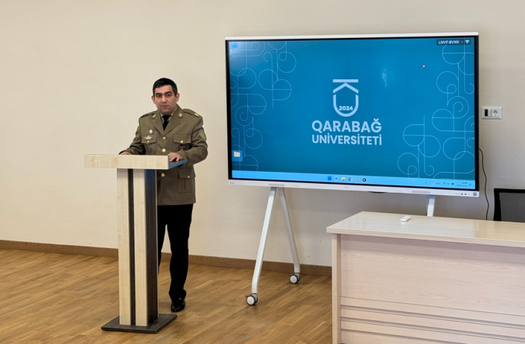 FHN tərəfindən Qarabağ Universitetində nümunəvi dərs keçirilib