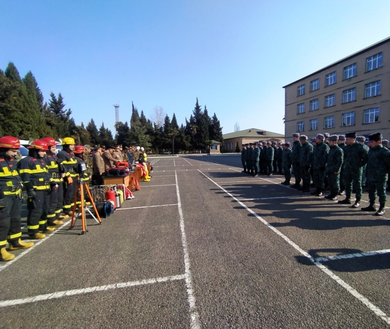 “Fövqəladə hallarla bağlı davranış qaydaları” mövzusunda təlim keçirilmişdir