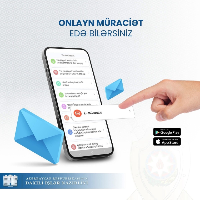 "E-Polis"də DİN-ə müraciətlərinizi asanlaşdıran növbəti yenilik