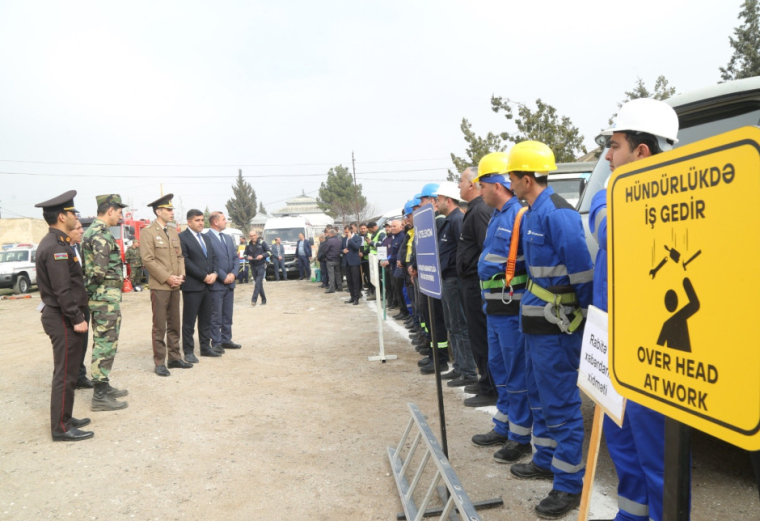 FHN-in Muğan Regional Mərkəzi nümunəvi mülki müdafiə məşqi keçirib