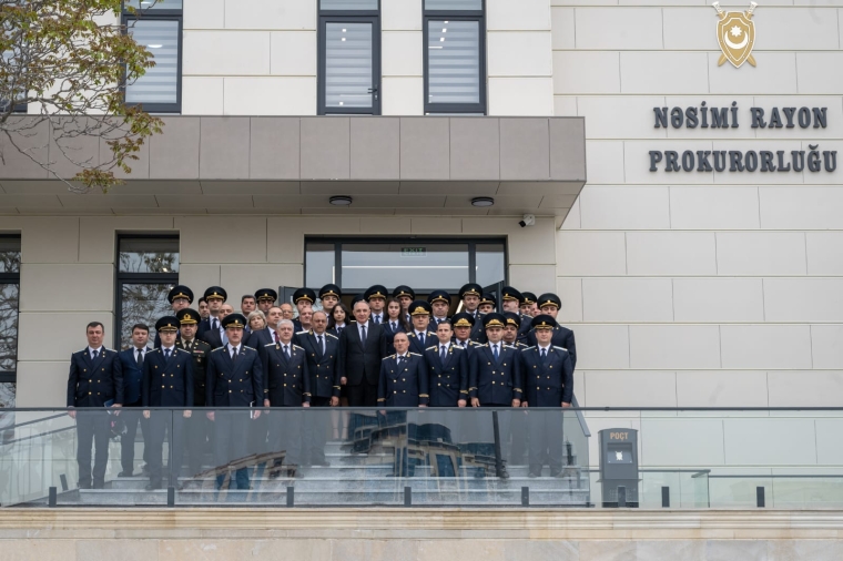 Baş prokuror yeni inzibati binanın açılışı münasibətilə Azərbaycan Respublikasının Prezidenti cənab İlham Əliyevə prokurorluq əməkdaşları adından dərin təşəkkürünü bildirib