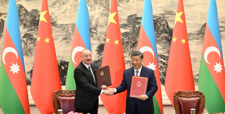 Azərbaycan Respublikası ilə Çin Xalq Respublikası arasında hərtərəfli strateji tərəfdaşlıq əlaqələrinin qurulması haqqında Birgə Bəyanat imzalanıb