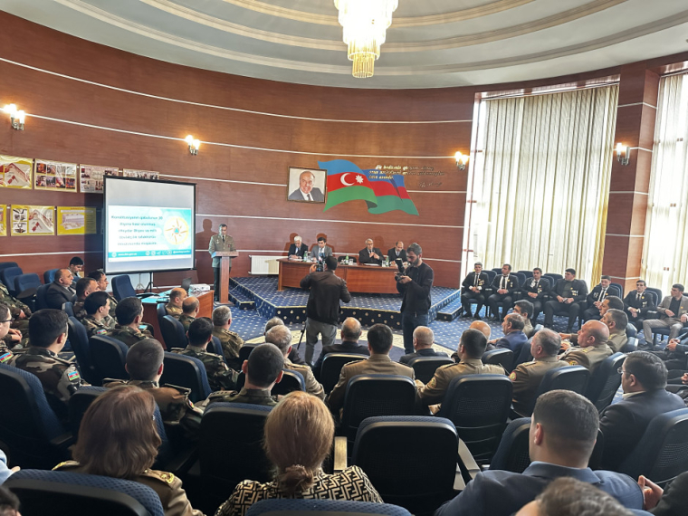 FHN-in Gəncə Regional Mərkəzində “Heydər Əliyev və milli dövlətçilik təfəkkürü” mövzusunda tədbir keçirilib