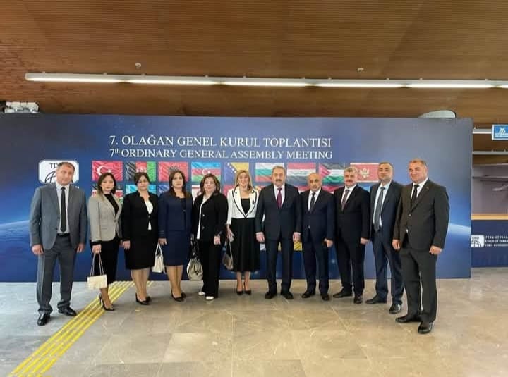 İstanbulda Türk Dünyası Belediyeler Birliği (TDBB)'-nin 7. Olağan Genel Kurul Toplantısı başa satıb