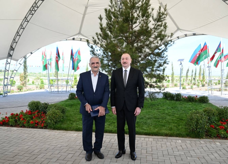 İlham Əliyev Ağdam rayonunun Kəngərli kəndinin birinci mərhələsinin açılışında iştirak edib