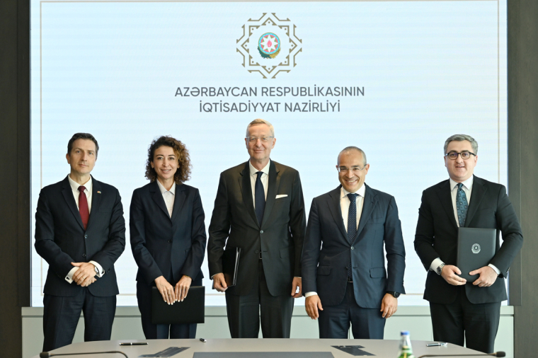 Alman İqtisadiyyatının Şərq Komitəsinin sədri ilə görüş keçirilib