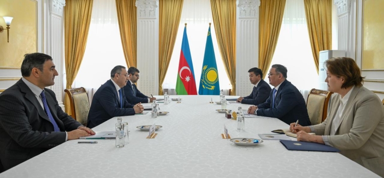 Qazaxıstan və Azərbaycan yüksək səviyyədə strateji tərəfdaşlığı müzakirə ediblər