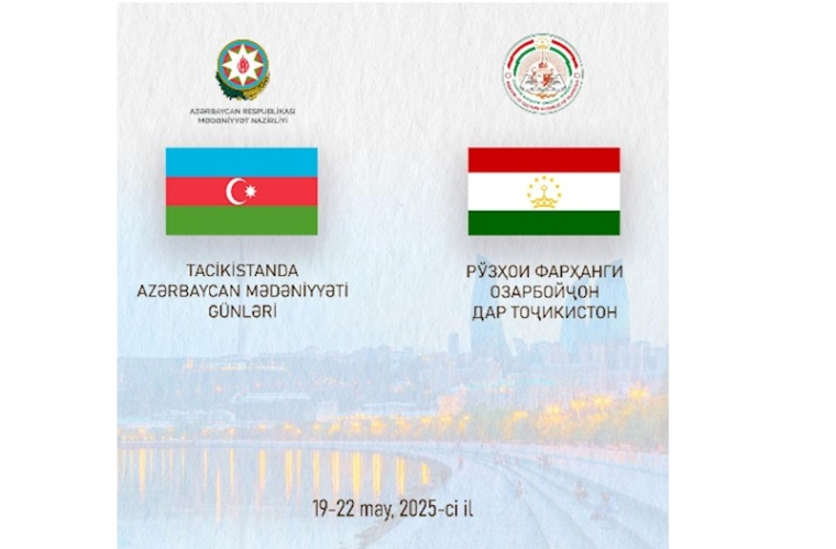 Düşənbədə Azərbaycan Mədəniyyəti Günləri keçiriləcək