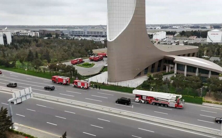 FHN və AZAL hava limanlarında birgə təlimlər keçirib - VİDEO