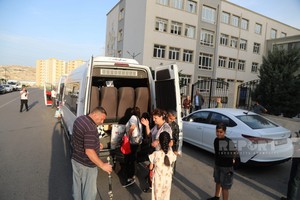 Laçının Bəylik kəndinə növbəti köç karvanı yola salınıb