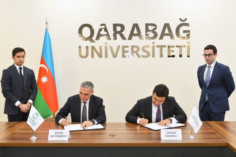 Qarabağ Universiteti ilə Dövlət Vergi Xidməti arasında əməkdaşlıq memorandumu imzalanıb
