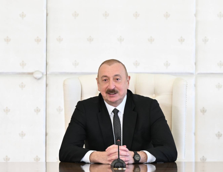 Prezident İlham Əliyev :"Həm döyüş meydanında, həm siyasi müstəvidə, həm də idman arenalarında biz qələbə qazanan ölkəyik."