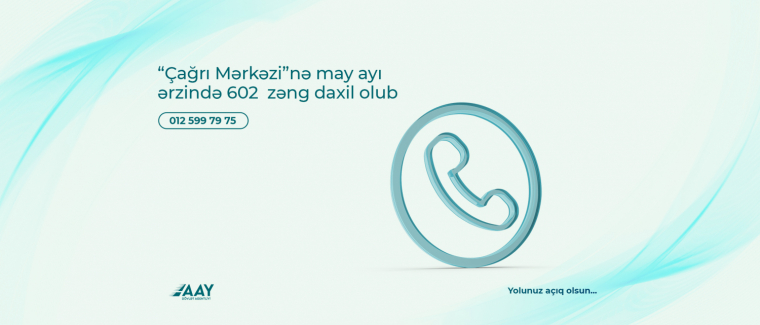 “Çağrı Mərkəzi”nə may ayı ərzində 602 zəng daxil olub