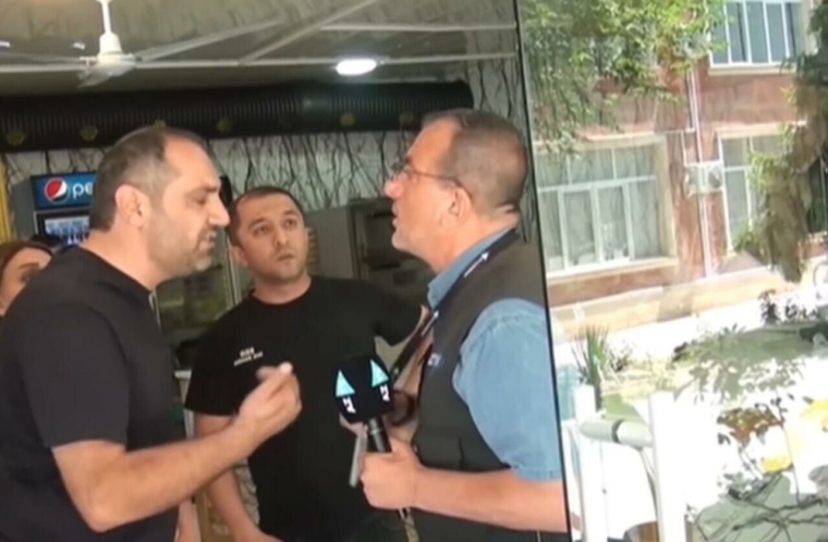 35 nəfərin zəhərləndiyi "Dönər evi" yenidən açıldı – Jurnalistlərə hücum etdilər