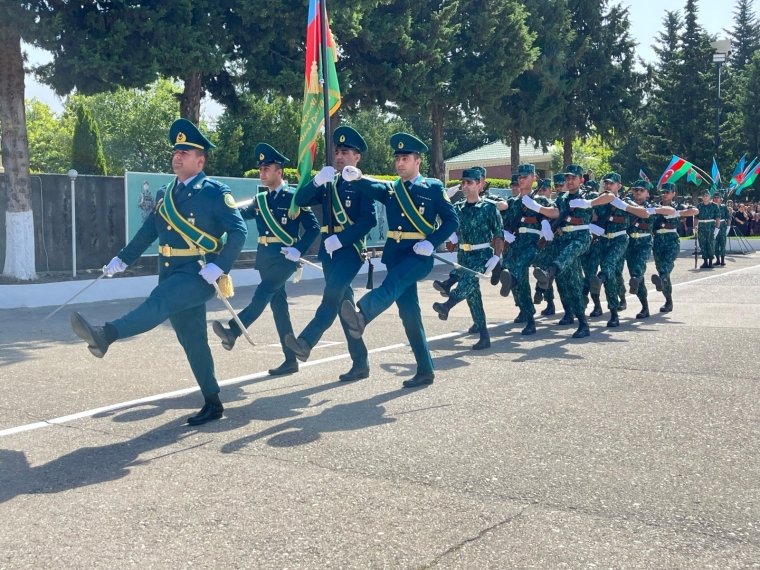 DSX: Gənc əsgərlərin andiçmə mərasimi keçirilmişdir
