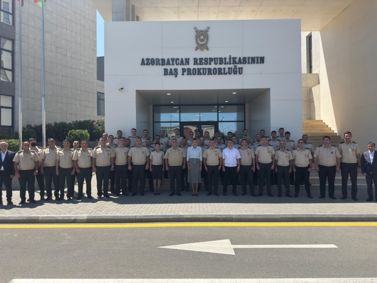 Baş Prokurorluqda Müdafiə Nazirliyinin işçiləri üçün təlim təşkil edilib