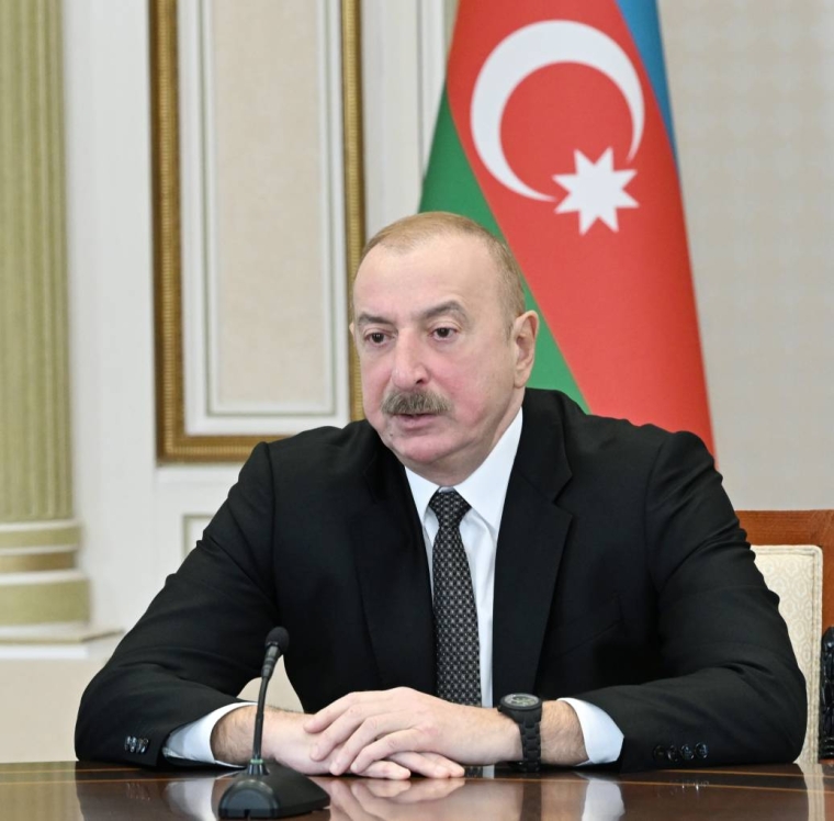 İlham Əliyev Trampa təşəkkür etdi