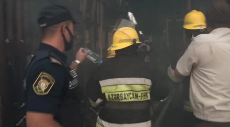 Sumqayıtda yanğınla əlaqədar polis təhlükəsizlik tədbirlərini davam etdirir