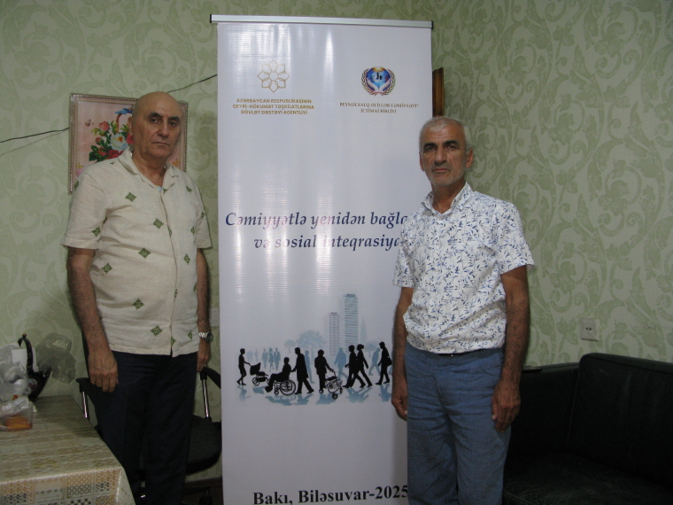QHT-nin  "Cəmiyyətlə yenidən bağlantı və sosial inteqrasiya"  adlı layihəsi davam edir