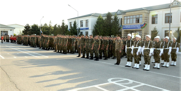 FHN-in “N” saylı hərbi hissəsində andiçmə mərasimi keçirilib