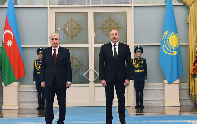 Qazaxıstan Respublikasının Prezidenti Kasım-Jomart Tokayev Azərbaycan Respublikasının Prezidenti İlham Əliyevə zəng edib