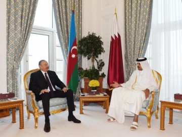 Azərbaycan Respublikasının Prezidenti İlham Əliyev Qətər Dövlətinin Əmiri Şeyx Təmim bin Həməd Əl Taniyə zəng edib