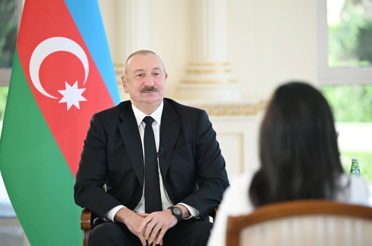 Prezident İlham Əliyev: Zəngəzur dəhlizi təkcə Şərq-Qərb deyil, həm də Şimal-Cənub nəqliyyat dəhlizi olacaq