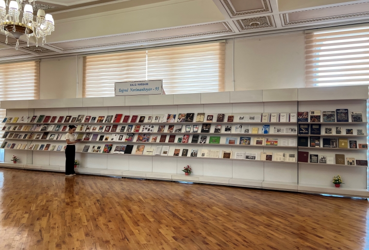 Milli Kitabxanada “Xalq rəssamı Toğrul Nərimanbəyov – 95” adlı kitab sərgisi açılıb