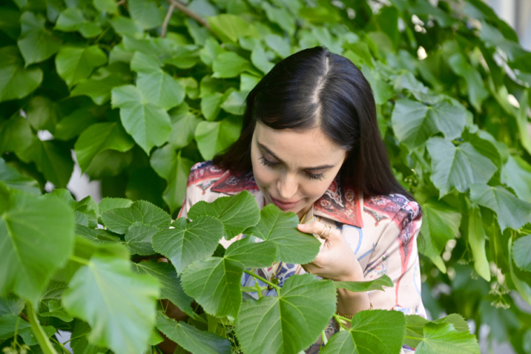 Leyla Əliyeva sərgidə